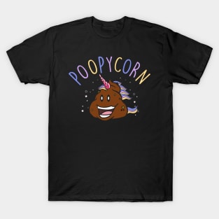 Cute & Funny Poopycorn Adorable Poop Unicorn T-Shirt